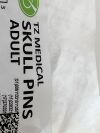 TZ MEDICAL Pack of 3 Skull Pins Adult  SP-001   Exp. 2028-03 & 2029-12 (J11/T11) SkullPins Adult