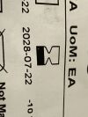 FISHER & PAYKEL Adult Ventilator Circuit Dual  RT210   Exp.2028-07  (T11) Adult Ventilator Circuit