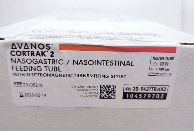 New AVANOS 20-9431TRAK2 Cortrak 2 Nasogastric / Nasointestinal Feeding ...