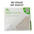 MOLNLYCKE REF 595400 MEPILEX BORDER FLEX 6" X 6", EXP 2025/07