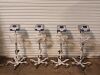 COVIDIEN *LOT OF 4*  Puritan Bennett Portable Ventilator System 540 P/N: 3827500, 3829200 Ventilator