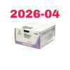 ETHICON REF J912G, Coated VICRYL (Polyglactin 910) Suture UNDYED BRAIDED, 12BX, EXP 2026-04