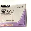 ETHICON REF J912G, Coated VICRYL (Polyglactin 910) Suture UNDYED BRAIDED, 12BX, EXP 2026-04