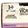 ETHICON REF J285G, Coated VICRYL (Polyglactin 910) Ligature UNDYED BRAIDED, EXP 2026-03