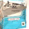 ETHICON REF SA11G, PERMA-HAND 60" (150 cm) SILK BLACK BRAIDED, EXP 2026-02