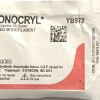 ETHICON REF YB978, MONOCRYL (Poliglecaprone 25) Suture UNDYED MONOFILAMENT, EXP 2025-05