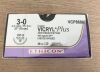 ETHICON VCP868H VICRYL Plus Antibacterial Undyed Braided Suture 3-0, 27in (36/Box)