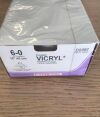 ETHICON D8097 VICRYL Coated Suture Violet Braided 6-0, 18in (12/Box)(X)