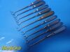 V. MUELLER 9X  Assorted Adenoid Barnhill Curette (Size 0, 1, 2, 3, 4)
