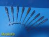 V. MUELLER 9X  Assorted Adenoid Barnhill Curette (Size 0, 1, 2, 3, 4)