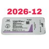 ETHICON REF J327, Coated VICRYL, Polyglactin 910 violet braided absorbable suture, EXP 2026-12