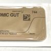 ETHICON REF 744, CHROMIC GUT, 4-0, ABSORBABLE SURGICAL SUTURE, EXP 2027-12