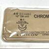 ETHICON REF 744, CHROMIC GUT, 4-0, ABSORBABLE SURGICAL SUTURE, EXP 2027-12
