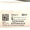 ETHICON REF SA11G, PERMA-HAND 60" (150 cm) SILK BLACK BRAIDED, EXP 2026-02