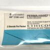 ETHICON REF SA11G, PERMA-HAND 60" (150 cm) SILK BLACK BRAIDED, EXP 2026-02