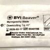 BVI BEAVER VISITEC REF 377100, Myringotomy Blade Downcutting Tip 45 DEGREE, EXP 2026-02