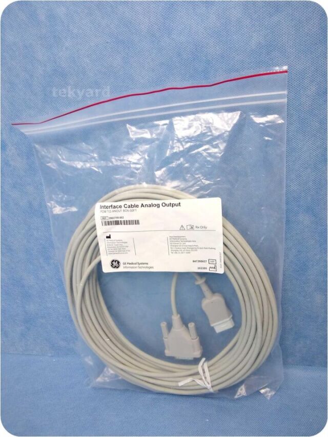 GE Medical Systems 2062755-002  Analog output Interface Cable