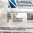 AMERICAN SURGICAL COMPANY REF 31-02, RADIOPAQUE NON-STRUNG COTTON BALLS, EXP 2024-09