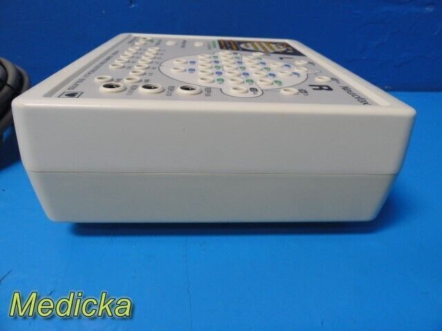 NIHON KOHDEN JE-425A Neurofax Junction Box W/ Interface Cable & Lead Wires