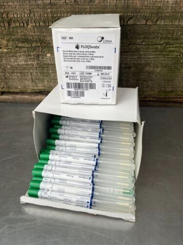 COPAN FLOQSwabs -10  560C  Ultra Thin Minitip Flocked Swab  80mm Breakpoint