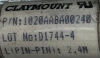 CLAYMOUNT 1020AABA00240 High Voltage Cable CT Scanner
