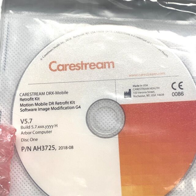 CARESTREAM REF 1033240, 1013606, PN 9G6346 V5 Software Upgrade for DRX Mobile Systems on V5.X