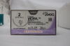 ETHICON J649G Coated Vicryl Absorbable Braided Polyglactin 910 Suture, Size 2, 27 in. Length, TP-1 Needle