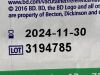 BD Case of 100 Lithium Heparin (LH)75 USP Units  367884   Exp.2024-11  (V20) Lithium Heparin (LH)75 USP Units