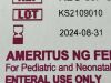 AMERITUS Box of 10 Enteral Feeding Tubes  AEG-80P-50   Exp.2024-08  (V18) Enteral Feeding Tubes