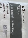 COVIDIEN T.E.D. Anti-Embolism Stockings 3549LF   Exp.2022-12 to 2025-02  (V13) T.E.D. Anti-Embolism Stockings