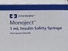 COVIDIEN Box of 100 Monoject 1mL Insulin  8881511110   Exp.2028-04  (V12) Monoject 1mL Insulin