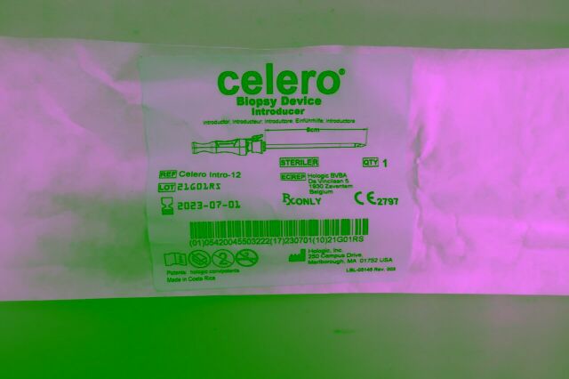 HOLOGIC CELERO INTRO-12 Celero Introducer For Celero-12 Biopsy Device, 12G x 8 cm Length