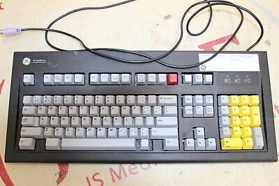 GE 123  Marquette 2054858-001 Model  Rev B Unicomp PS2 Wired Medical Keyboard Lab - General