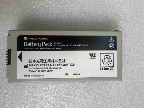 NIHON KOHDEN SB-720P  battery pack SB-720P 7.2V 6600 mAh for Life Scope SVM-7200 series patient monitor  Monitor