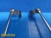 Lot of 2 Holco & KNY-Scheerer Retractor Set; Detachable Frame; Cogwheel