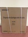  25Gx1" Disposable Syringe with Needle 1cc/mL, Luer Slip, Case of 3000