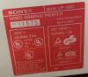 SONY UP-980 Printer
