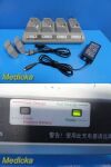 ZEBRA Tech UCL172-4 CORTRAK Quad Charger AT16305-8 W/ AT16004-1 Batteries