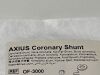 MAQUET Lot of 4 Axius Coronary Shunt  OF-3000   Exp.2021-09  (M40) Axius Coronary Shunt