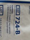 MEDICAL ACTION Lot of 4 Blue O.R. Towels PreWashed  724-Booooooo  Exp.2021-10  (M44) Blue O.R. Towels PreWashed