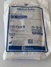 MEDICAL ACTION Lot of 4 Blue O.R. Towels PreWashed  724-Booooooo  Exp.2021-10  (M44) Blue O.R. Towels PreWashed