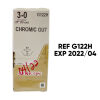 ETHICON REF G122H CHROMIC GUT SUTURE 3-0 (3.0 metric) 27"(70cm), 36/box, EXP. 2022/04