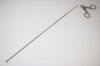 KARL STORZ 10370L Bronchoscopy Forceps, Spoon-Shaped, Round, 5.5mm Width Double Action Jaws, with Luer-Lock Irrigation Connector