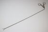 KARL STORZ 10370K Bronchoscopy Forceps, Bean Jaws, Blunt Grooved, 7.5mm Width Double Action Jaws, with Luer-Lock Irrigation Connector
