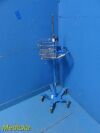GE HEALTHCARE GE Dinamap Pro Care Series Rolling Stand W/ Basket; Blue