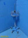 GE HEALTHCARE GE Dinamap Pro Care Series Rolling Stand W/ Basket; Blue
