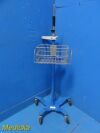 GE HEALTHCARE GE Dinamap Pro Care Series 2033297-001 Rolling Stand W/ Basket & Mount