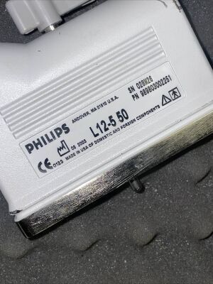 PHILIPS Ultrasound Transducer Model: L12-5 50  PN: 989803002251 Ultrasound Transducer