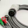 EDAN EC05DAS061 desfib snap AHA Reusable  3.4M ECG unit