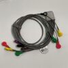 EDAN machine end plug with 16 holes 4 limbs with a length of 90CM each and 6 chest with a length of 60CM each 12 leads , Snap, IEC ,Reusable ECG unit